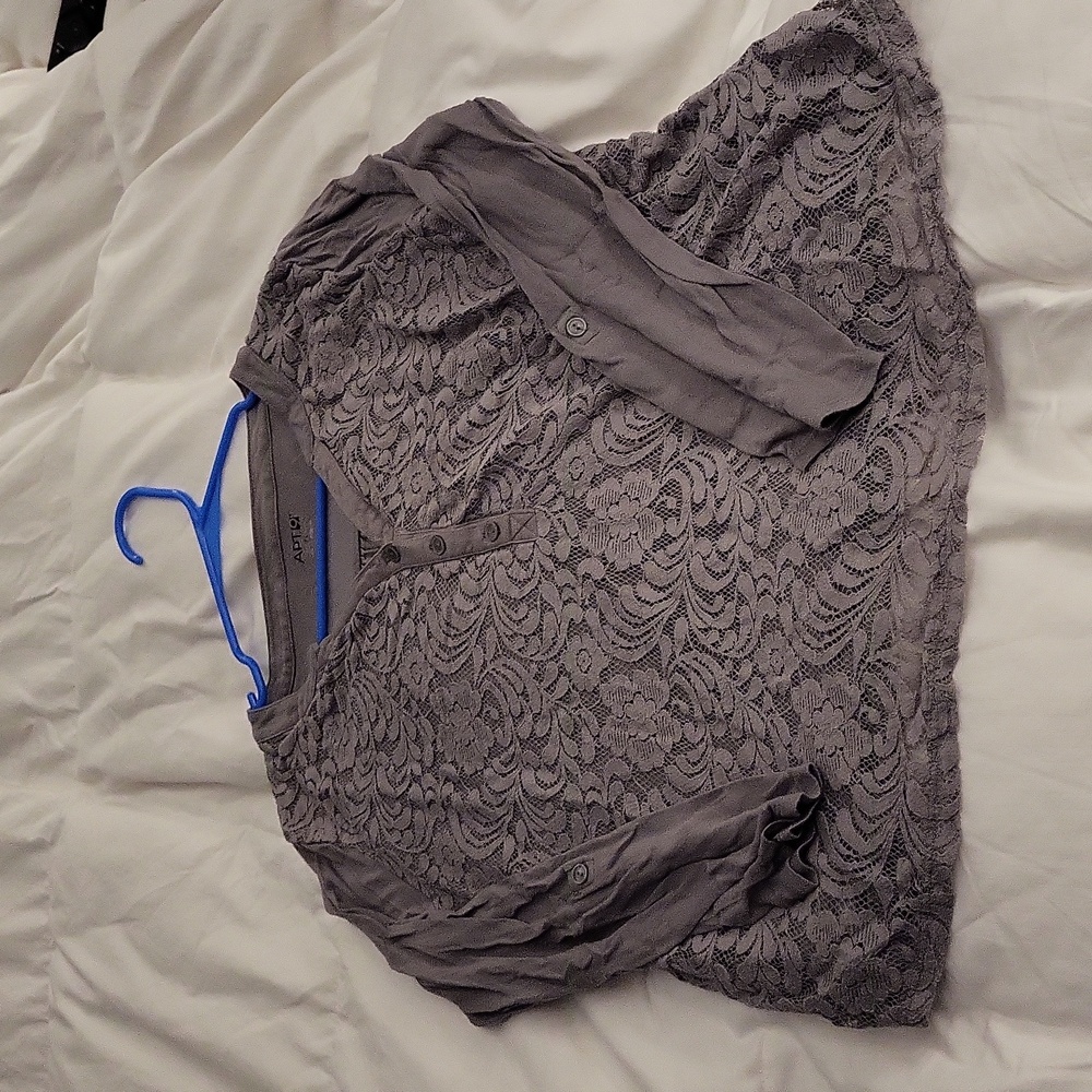 Apt 9 xl grey t shirt